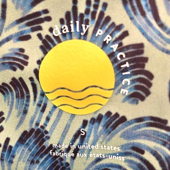 Daily Practice by Anthropologie Jackie Leggings High Rise Blue Moffit Small - Picture 9 of 10